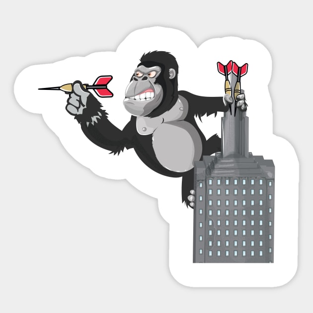 King Kong Sticker by nickemporium1
